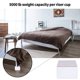 thumbnail image 5 of 【MATERIAL DE ACERO RESISTENTE】- Los elevadores de cama y muebles de 2 pulgadas están hechos de acero al carbono sólido de alta resistencia, y la parte inferior está hecha de un diseño de tel, 5 of 5