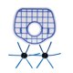 thumbnail image 1 of Accesorios de aspiradora para Philips Fc8603 Fc8700 Fc8710 Fc8715 Filtro de cepillos laterales Filtros de pantalla Piezas ShuxiuWang  8390606508416, 1 of 1