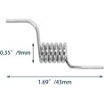 thumbnail image 3 of NuFix Trousse de Ressorts de Porte de Réfrigérateur MHY62044106 Remplacement pour Réfrigérateur LG AP5657415 MHY62044103 MHY62044104 Lot de 2, 3 of 4