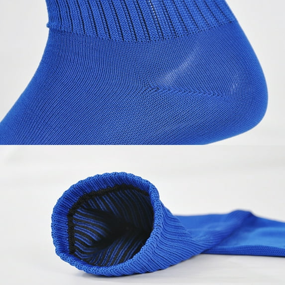 VERMON Men Soccer Sock Adult Sports Solid Breathable Elastic Soccer Football Long Tube Sock