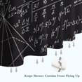 thumbnail image 6 of Math Equations Calculus Black Pattern Shower Curtain 36"x72" ,Bathroom Decorative Shower Curtains Set with 12 Hooks,Modern Waterproof Washable Shower Curtain, 6 of 6