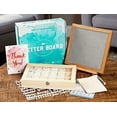 thumbnail image 2 of Felt Letter Board 10x10 +2sets PRE-Cut Letters +Stand +UPGRADED WOODEN Sorting Tray! Letters Board, Letter Boards, Letterboard, Word Board, Message Board, Letter Sign, Changeable, 2 of 7
