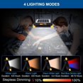 thumbnail image 4 of Projecteur LED Rechargeable - YANSION - 80W - 348 LEDs - Panneau Solaire - 4 Modes d'Éclairage, 4 of 4