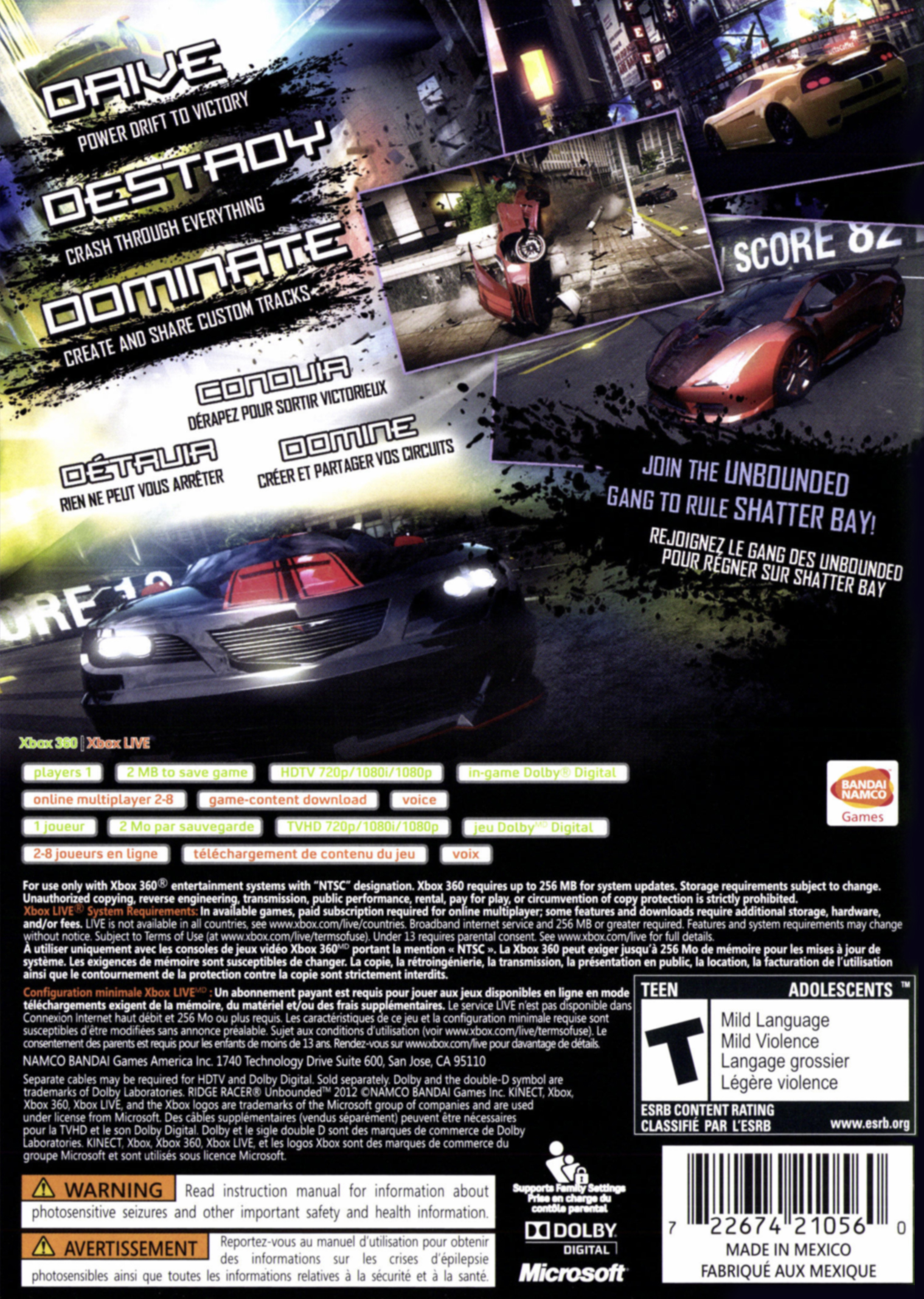 Ridge Racer Unbounded - Xbox 360 - image 2 of 14