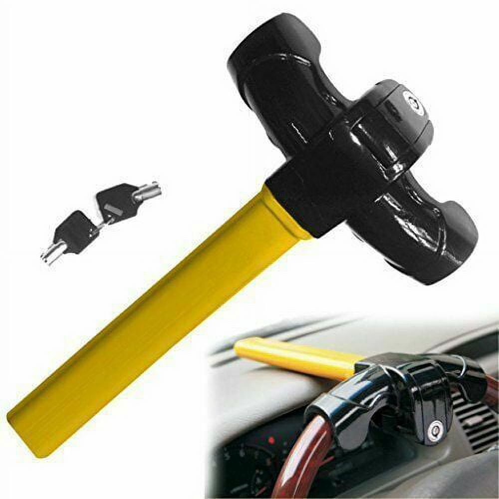Phyun Anti-Theft Device Heavy Duty T Style Car Steering wheel security lock anti theft lock steel Security Device