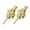 Golden M, variant on Pack of 2 Antislip Guitar Strap Locks Metal Buttons for Bass Electric