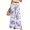 Blue, variant on TRUBKH boho pants for women High Waist Wide Leg Pants Floral Solid Long Palazzo Pants Womens Summer Casual High Waist Pant 2025 Beach Vacation Outfits palazzo pants for women womens Blue L