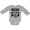 AC-Heather Grey, variant on Inktastic Indiana Awesome Since 1816 Boys or Girls Long Sleeve Baby Bodysuit