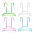 thumbnail image 4 of Organizador 2 uds estante de secado de zapatos de plástico multifunción estante de gancho para colgar zapatos (rosa) Tmvgtek Libre de BPA, 4 of 6