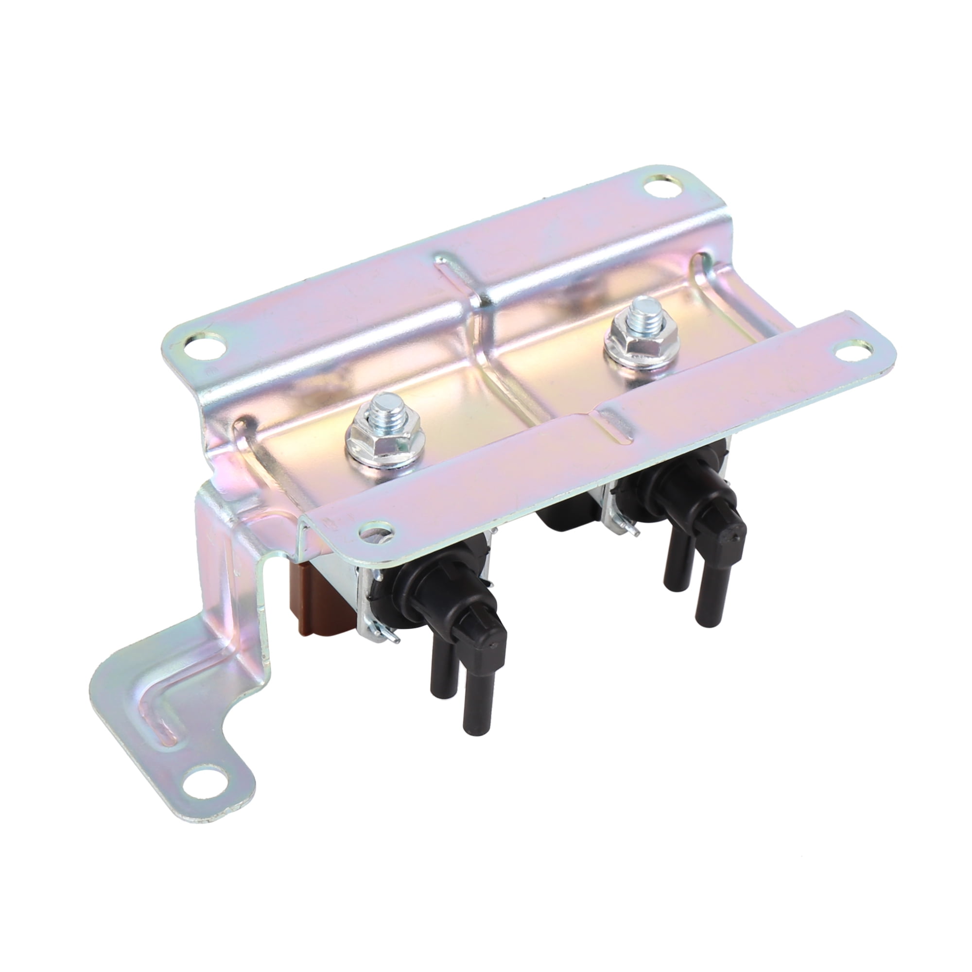 LF82-18-740 4 Pins Vacuum Solenoid Valve Silver Tone Fit for Mazda