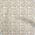 thumbnail image 1 of oneOone Polyester Spandex White Fabric Abstract Craft Projects Decor Fabric Printed By The Yard 56 Inch Wide, 1 of 4