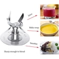 thumbnail image 2 of Replacement Parts Compatible with Oster Osterizer Blender Blade with Rubber Seal Gasket & 4902 Jar Bottom - 6 Point Fusion Blade 4980, 2 of 6