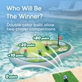 thumbnail image 5 of Golf Pool Game Toys, Fun Swimming Pool Game, Floating Water Chipping Green W/Sticky Balls, Yard Summer Party Birthday Gift for 3 4 5 6 7 8 9 12 + Years Teen Adults Family Friend, 5 of 10