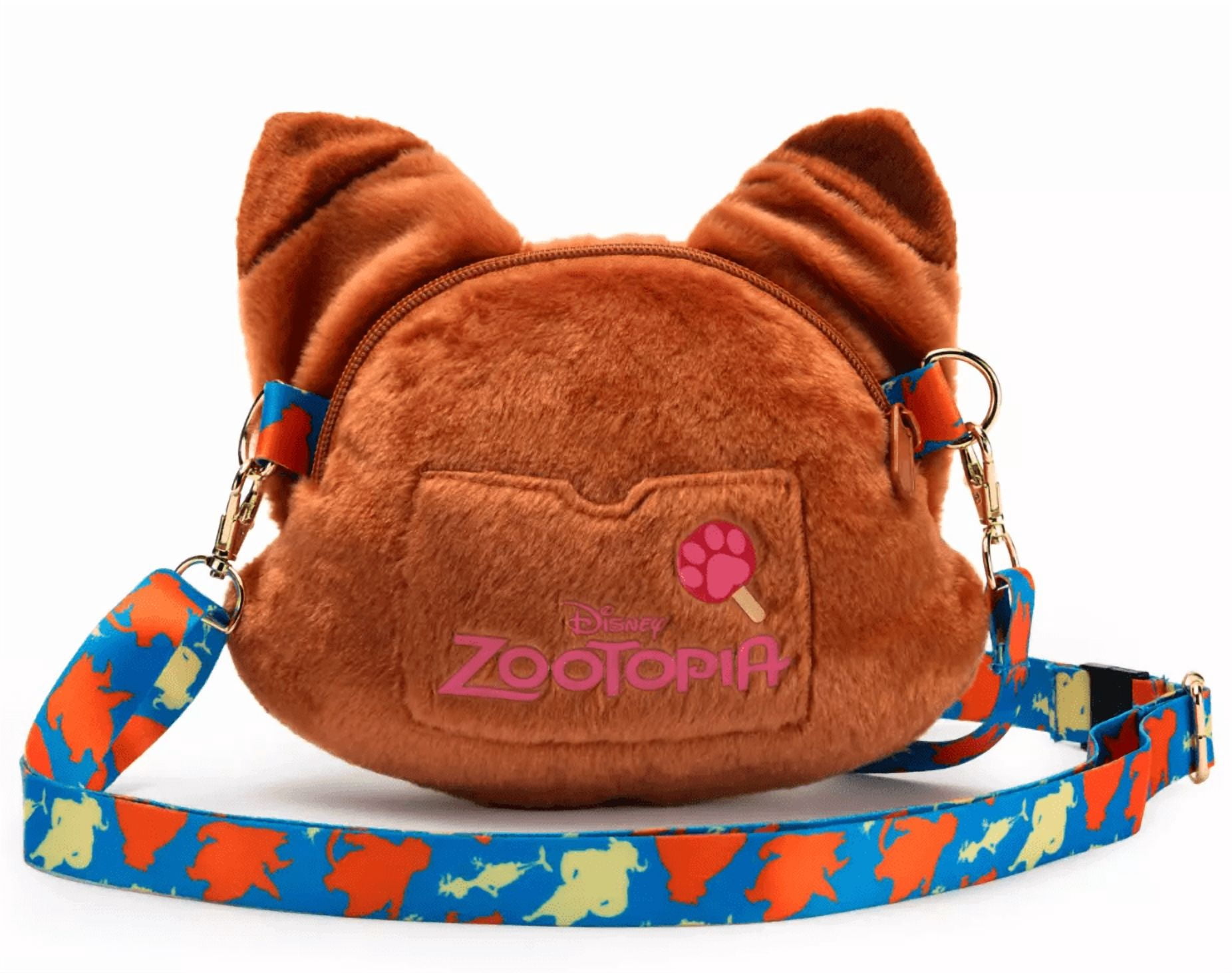 Disney Parks Nick Wilde Plush Crossbody Bag – Zootopia New