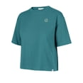 thumbnail image 2 of Women's '47  Teal Chicago Cubs Contemporary Basics Leon City T-Shirt, 2 of 3
