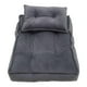 thumbnail image 1 of Conjunto de manta, almohada y colchón para fotografía de bebés y recién nacidos. gris, 1 of 9