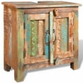 thumbnail image 5 of Ensemble d'Armoire de Salle de Bain en Bois Massif Récupéré avec Miroir, 5 of 5