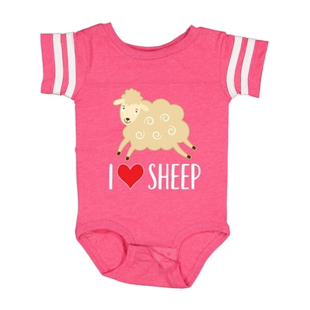 

Inktastic I Love Sheep Cute Gift Baby Boy or Baby Girl Bodysuit