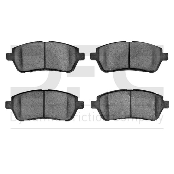 Dynamic Friction Company 5000 Advanced Brake Pads - Ceramic 1551-1454-00-Front Set For 2011-2019 Ford Fiesta, 2016-2017 Ford Figo