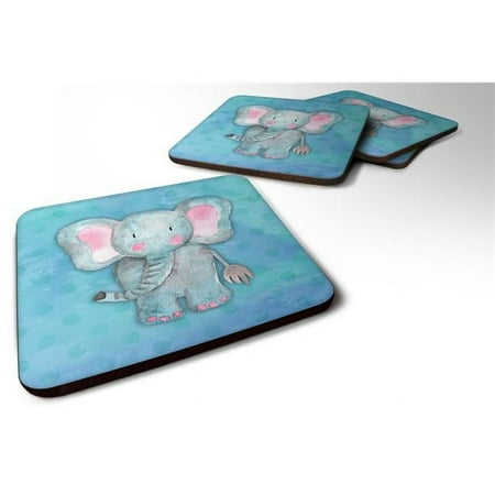 

Blue Elepant Watercolor Foam Coasters - Set of 4