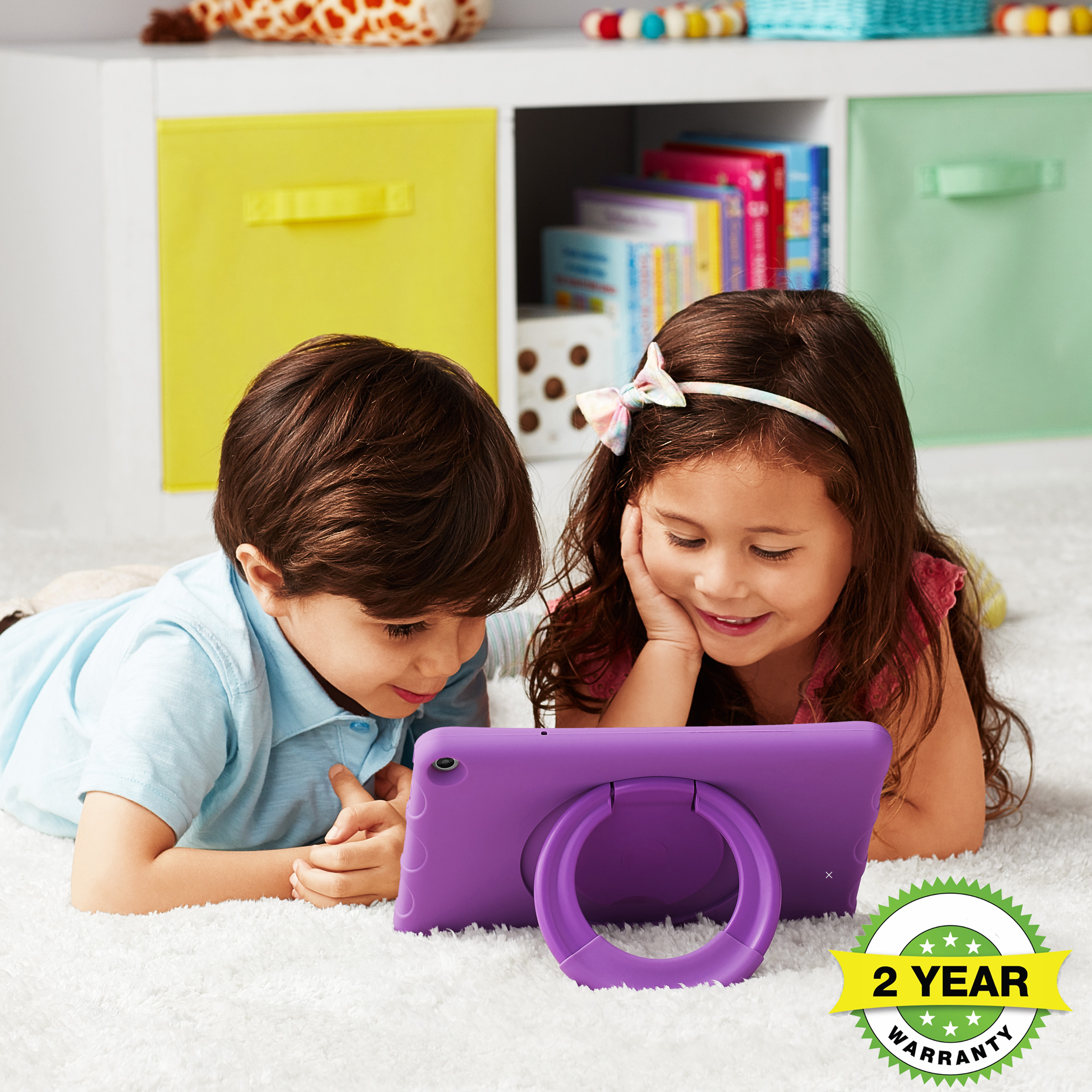 onn. 10.1" Kids Tablet, 32GB (2022 Model) - Violet - image 3 of 14