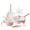 Pink, variant on SENSARTE 10-Piece Ceramic Pots and Pans Set, White Induction Nonstick Cookware Set, Healthy Kitchen Cooking Sets with Stay-Cool Handles, Stackable