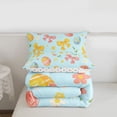 thumbnail image 5 of Erosebridal Cute Coquette Bowknot Kids Queen Comforter Set,Colorful Easter Eggs Pattern Bedding Comforter Set For Girl Boy Reversible 3pcs, 5 of 7