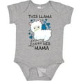 thumbnail image 3 of Inktastic This Llama Loves His Mama with Blue Hearts Boys Baby Bodysuit, 3 of 5