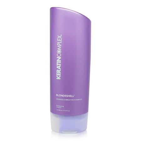 Keratin Complex Blondeshell Debrass and Brighten Shampoo 13.5 (Best Purple Shampoo For White Hair)