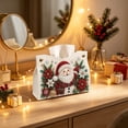 thumbnail image 4 of Christmas Diamond Art Tissue Box Cover, DIY Pearl Art Kit For Adults, Leather Decor Tissue Holder For Beginners & Craft Lovers, 4 of 6