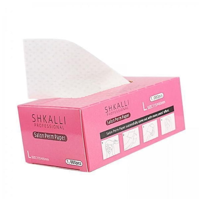 5x1000 Piezas Papeles Para Permanente Del Cabello Papeles Para Extremos Papel Permanente Para Salón Para El Hogar Herramienta De Salón Medio