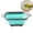 Green, variant on Bxaolu Colander Strainer, Over the Sink Colander, Silicone Kitchen Sink Strainer, Foldable Large Colander Basket to Wash Vegetable, Fruit, Gray