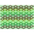 thumbnail image 1 of Ahgly Company Indoor Rectangle Patterned Olive Drab Green Area Rugs, 8' x 10', 1 of 1