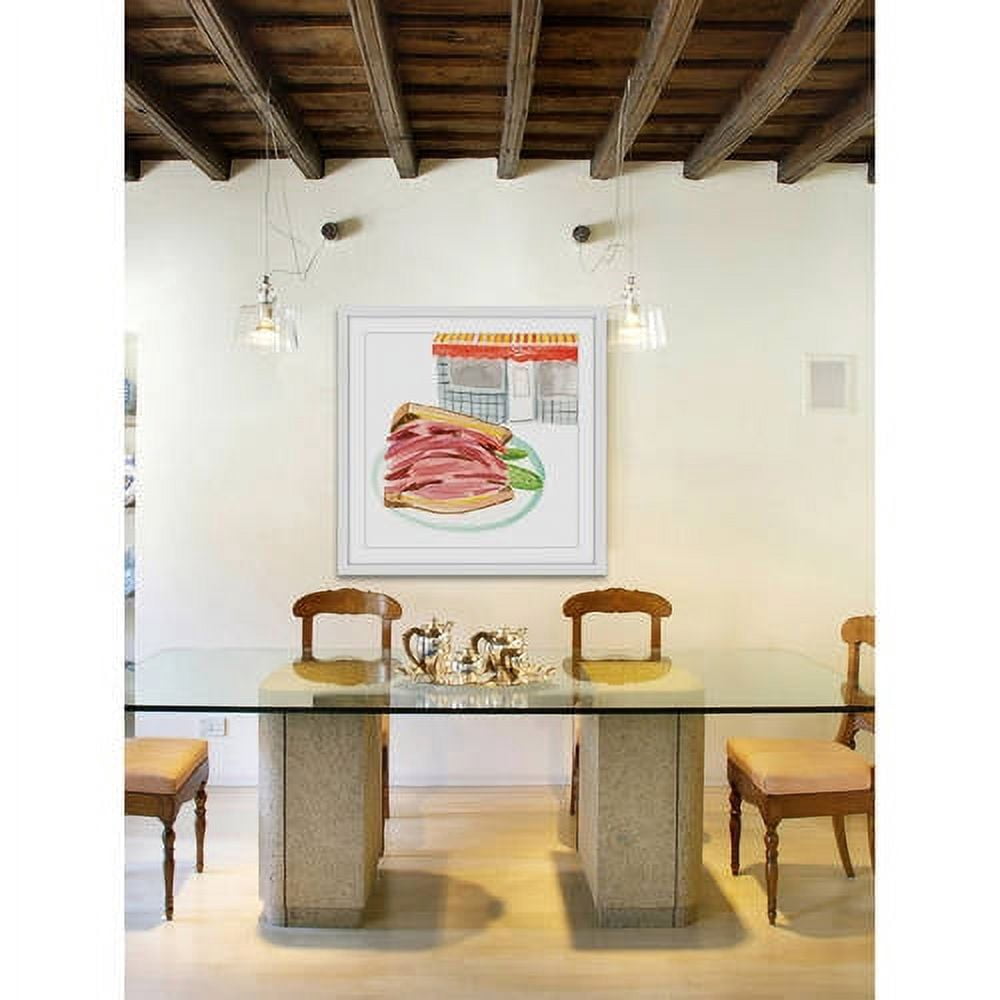 Marmont Hill "Schwartz's" by Molly Rosner Framed Painting Art Print