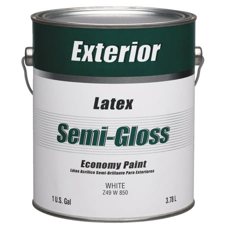 Economy Latex Semi-Gloss Exterior House Paint