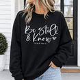 thumbnail image 2 of Christian Shirt, Be Still and Know Psalm 46:10 Sweatshirt, Minimalist Bible Verse Hoodie, Faith Gift for Women, Church and Prayer Group, 2 of 9