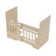 thumbnail image 1 of Sujetalibros de metal Beige Antideslizante Robusto Estable Durable Diseño retráctil Tapones para libros que ahorran espacio, 1 of 12