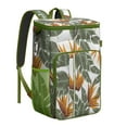 thumbnail image 1 of Hawaiian Floral Insulated Backpack Cooler - 20L, Multiple Pockets for Organized Storage, Lightweight Design, 1 of 6