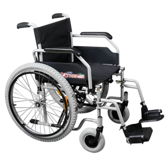 Silla De Ruedas Todo Terreno Xtreme Descansapies 20 Pulgadas