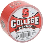 Duck Brand Duct Tape, College Logo Duck Tape, 1.88" x 10 yard, North Carolina State Wolf pack