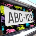 thumbnail image 6 of 1 Pcs Colorful Frogs License Plate Frame,License Plate Cover for Car Decorative Parts,Aluminum License Plate Bracket Holder Rust-Proof for US Standard Car, 6 of 8