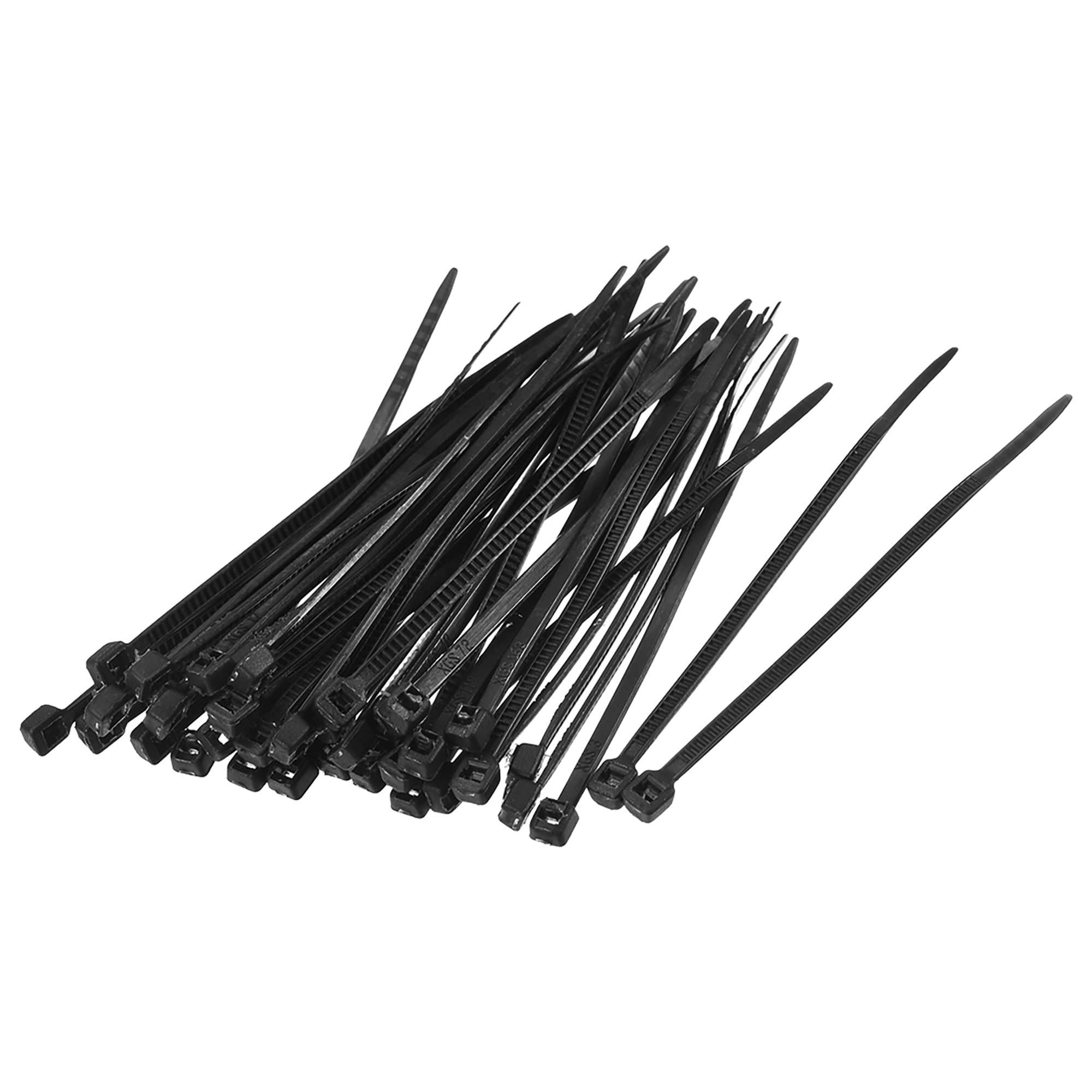 300pcs Cable Zip Ties, 4 Inch x 0.07 Inch SelfLocking Nylon Tie Wraps Black