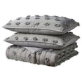 thumbnail image 4 of 3 pc. Solid Eyelash Quilt Set - Mudd - Full/Queen, 4 of 4