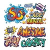 80'S Graffiti Props 3"-3' 7" - 12 Pack (15 Per Package)