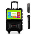 thumbnail image 1 of EWTTO ET-P5785MBC Karaoke Portátil con Pantalla Táctil 14.1", Micrófono Inalámbrico, Bluetooth 5.0, HDMI, USB, TF, Batería Recargable, Carrito, 1 of 8