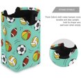 thumbnail image 3 of Panier de Sport Design Ballon Grand Panier en Tissu avec Poignée, 3 of 7