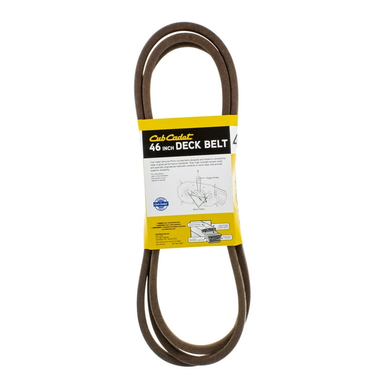 Cub Cadet 46 Deck Drive Belt for Riding Lawn Mowers, OE# 954
