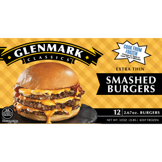 Double Red Provisions Ground Beef Patties, 5.33 Ounce -- 45 per