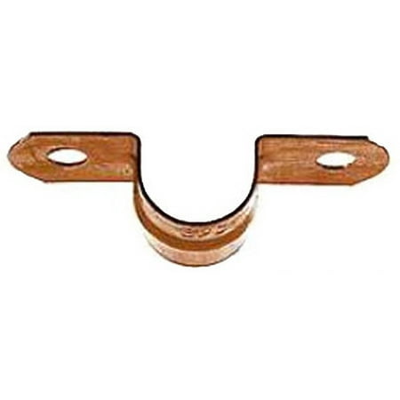 

30PK 3/8 Copper Tube Strap Double Hole Nails Not Included