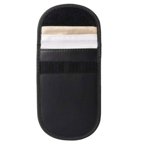 Riwesomey Pequeña bolsa de almacenamiento RFID Portable Car Key Singal Shielding Blocking Case Credit Card Pouch Vehículos, repuestos y accesorios Mis
